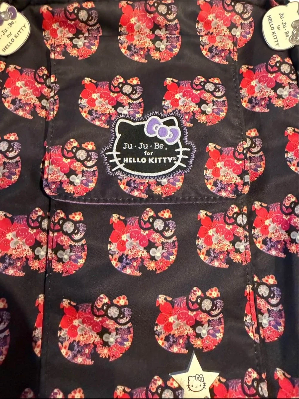 Ju-Ju-Be x Hello Kitty Kimono Midi Backpack Limited Edition Sanrio Rare